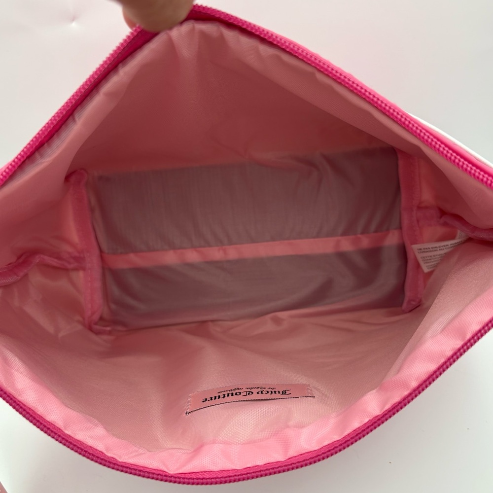 Juicy Couture Pink Travel Cosmetic Bag NWT - Picture 5 of 5